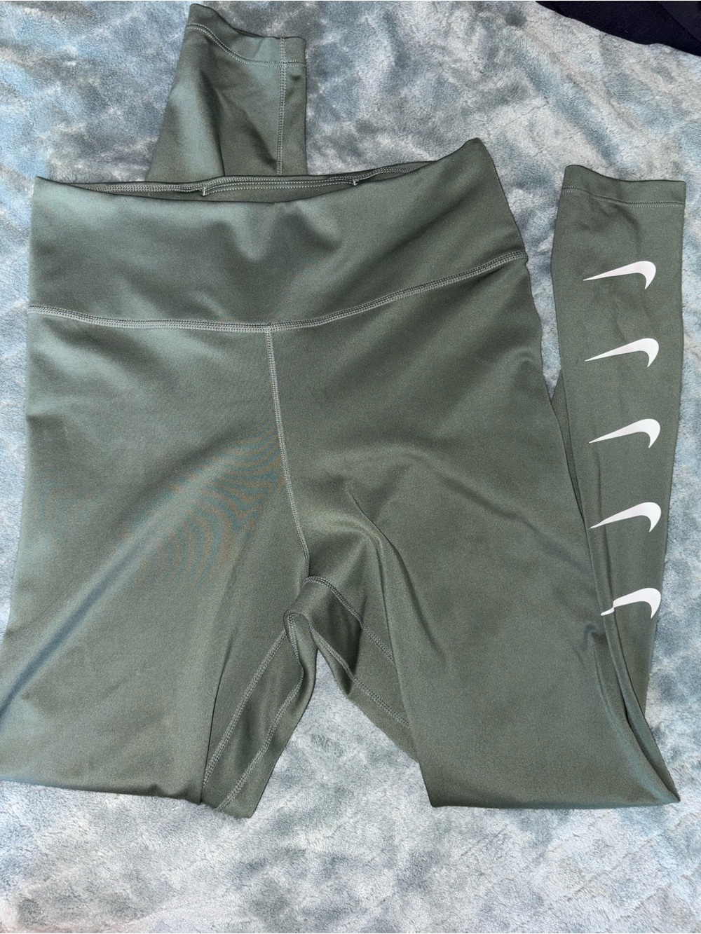 Nike Olive Dri-FIT Performance Leggings